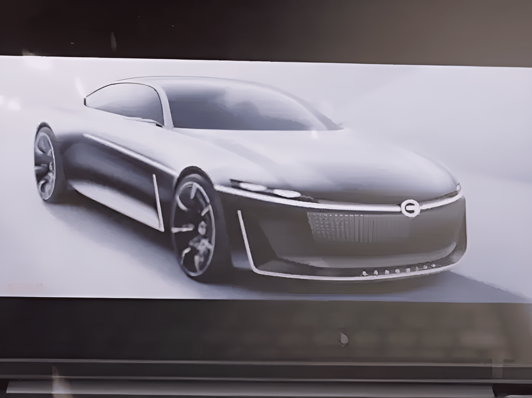 Huawei & GAC Trumpchi’s first concept sedan drawing exposed in China